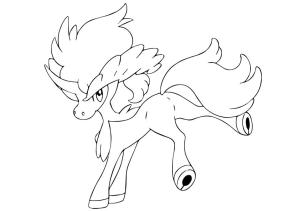 Pokemon boyama sayfası, Pokemon coloring page, Pokemon’da Keldeo, 