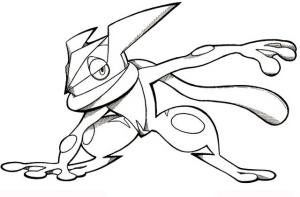 Pokemon boyama sayfası, Pokemon coloring page, Pokemon Greninja, 