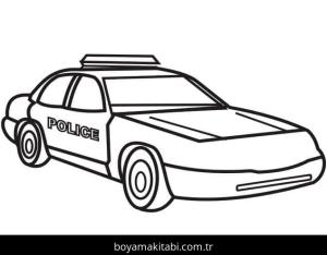Polis Arabası Boyama
