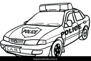 Polis Arabası Boyama