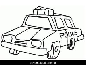 Polis Arabası Boyama