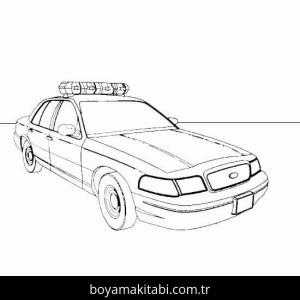 Polis Arabası Boyama