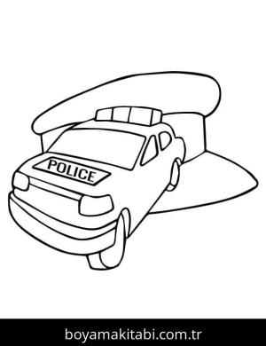 Polis Arabası Boyama