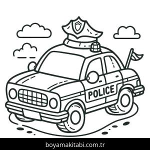 Polis Arabası Boyama