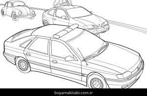 Polis Arabası Boyama
