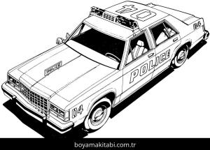 Polis Arabası Boyama