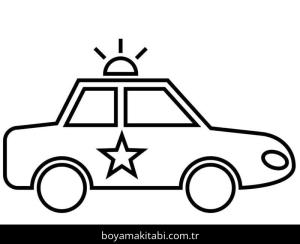 Polis Arabası Boyama