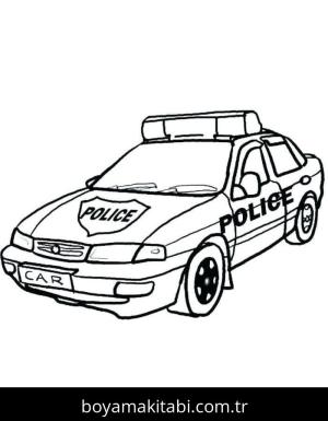 Polis Arabası Boyama