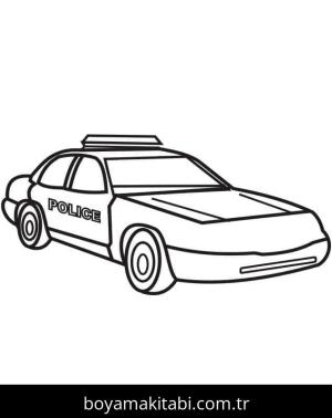 Polis Arabası Boyama