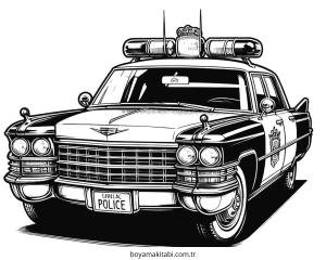 Polis Arabası Boyama
