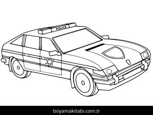 Polis Arabası Boyama