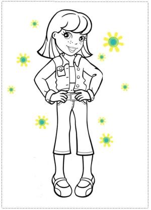 Polly Pocket boyama sayfası,  coloring page, Parlak Polly Cebi, 