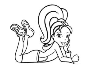 Polly Pocket boyama sayfası,  coloring page, Şık Leela, 