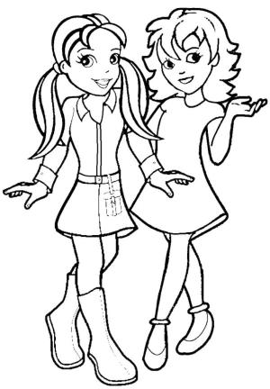 Polly Pocket boyama sayfası,  coloring page, Bugün ne yapalım, 