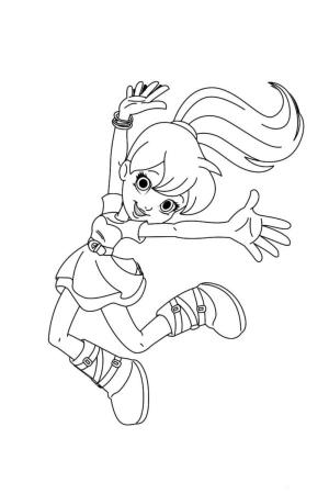 Polly Pocket boyama sayfası,  coloring page, Polly ve sihirli muskası 1, 