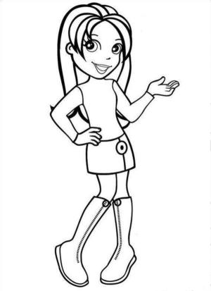 Polly Pocket boyama sayfası,  coloring page, Yeni maceralar zamanı!, 