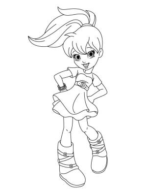 Polly Pocket boyama sayfası,  coloring page, Moda Polly., 