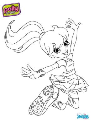 Polly Pocket boyama sayfası,  coloring page, Güzel Polly Pocket’ın Maceraları, 