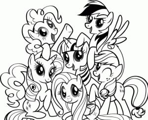 Pony boyama sayfası,  coloring page, Midilli Ve Arkadaş, 