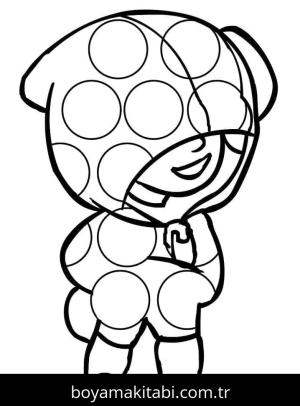 Pop It boyama sayfası – basit çizim, kolay boyama