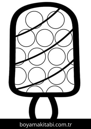 Pop It boyama sayfası – sanatsal çalışma, çocuklar için