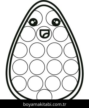 Pop It Boyama Sayfaları