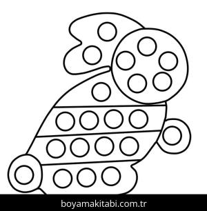 Pop It boyama sayfası – evde etkinlik, ücretsiz yazdır