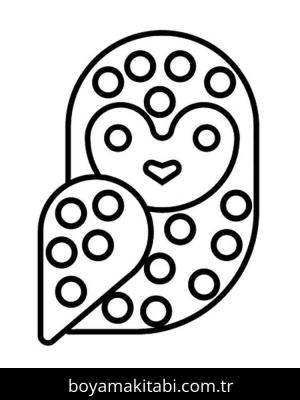 Pop It boyama sayfası – keyifli zaman, renkli çizimler