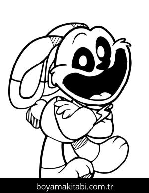 Poppy Playtime boyama sayfası – keyifli zaman, renkli çizimler