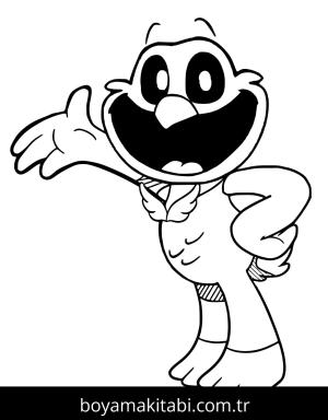 Poppy Playtime boyama sayfası – yaratıcılığı geliştirir, keyifli zaman