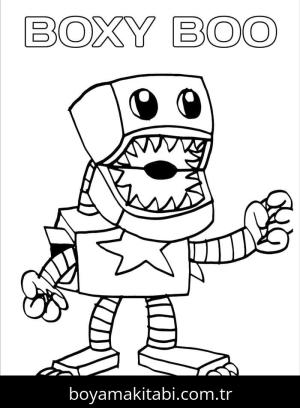 Poppy Playtime boyama sayfası – eğitici aktivite, yaratıcılık