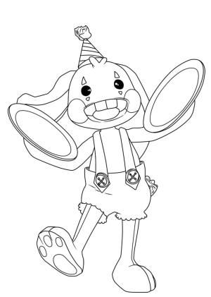 Poppy Playtime boyama sayfası,  coloring page, Bunzo Bunny’yi Ücretsiz Yazdırılabilir Olarak Çiz, 