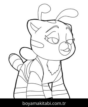 Poppy Playtime boyama sayfası – çocuklar için, çizgi film temalı