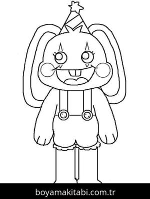 Poppy Playtime boyama sayfası – yaratıcılık, eğlenceli etkinlik