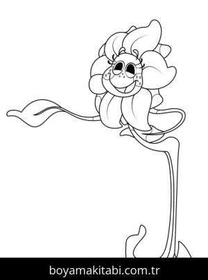 Poppy Playtime boyama sayfası – renkli çizimler, okul öncesi