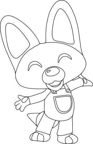 Pororo boyama sayfası, Pororo coloring page, , 