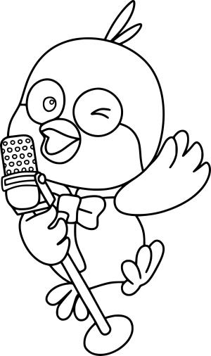 Pororo boyama sayfası, Pororo coloring page, , 