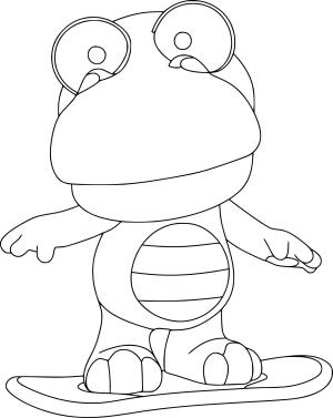 Pororo boyama sayfası, Pororo coloring page, , 