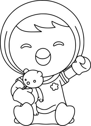 Pororo boyama sayfası, Pororo coloring page, , 