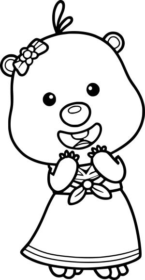 Pororo boyama sayfası, Pororo coloring page, , 