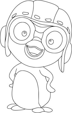 Pororo boyama sayfası, Pororo coloring page, , 