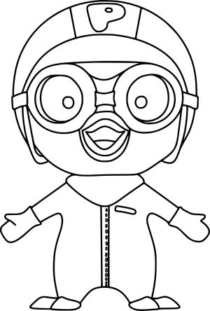 Pororo boyama sayfası, Pororo coloring page, , 