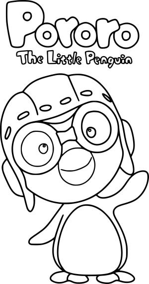 Pororo boyama sayfası, Pororo coloring page, , 