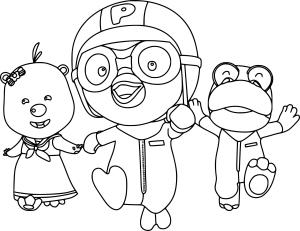 Pororo boyama sayfası, Pororo coloring page, , 