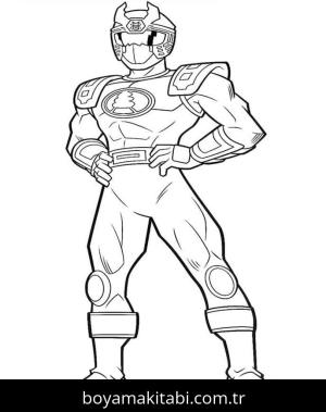Power Rangers boyama sayfası – okul öncesi, evde etkinlik