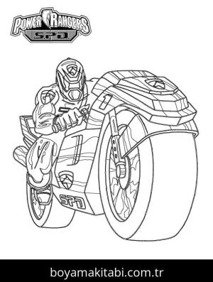 Power Rangers boyama sayfası – evde etkinlik, ücretsiz yazdır