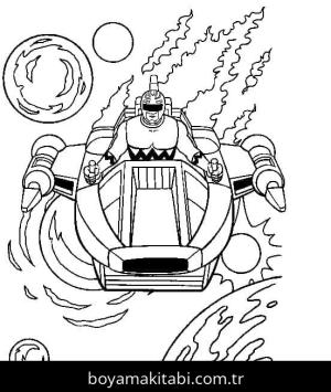 Power Rangers boyama sayfası – yaratıcılık, eğlenceli etkinlik