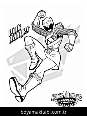 Power Rangers boyama sayfası – eğitici aktivite, yaratıcılık