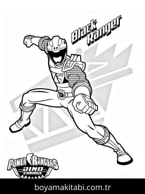 Power Rangers boyama sayfası – kolay boyama, eğitici aktivite