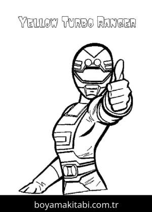 Power Rangers boyama sayfası – yaratıcılık, eğlenceli etkinlik